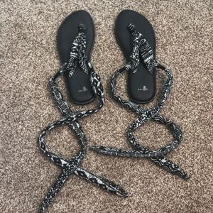 Tie Up Sanuk Sandals